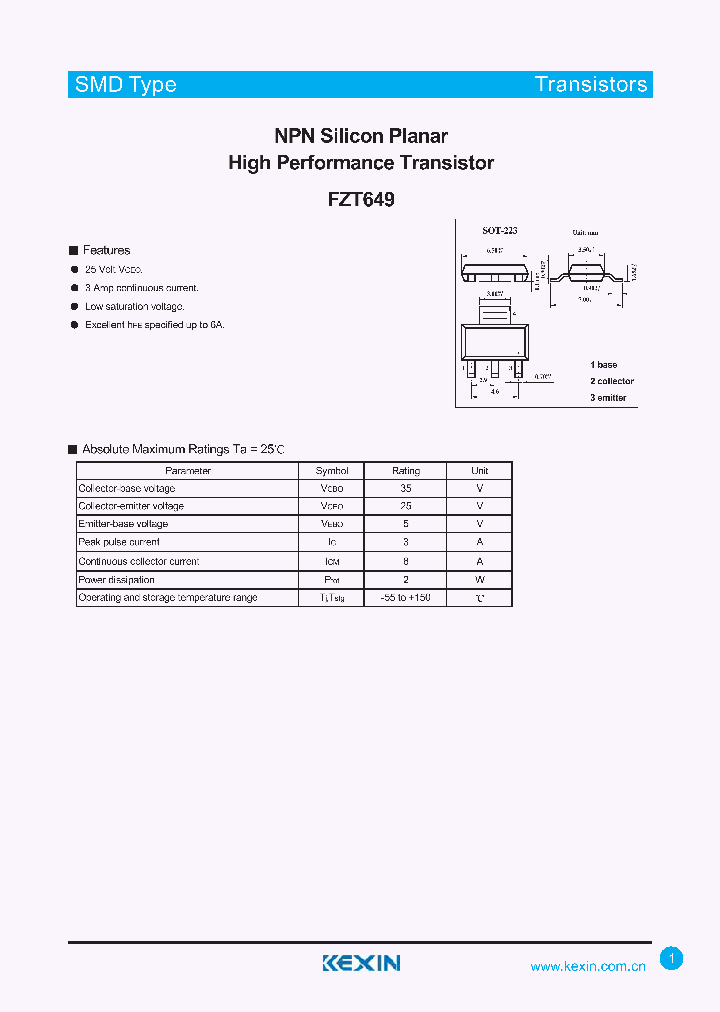 FZT649_4377674.PDF Datasheet
