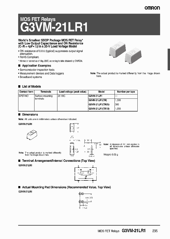 G3VM-21LR1_4531357.PDF Datasheet