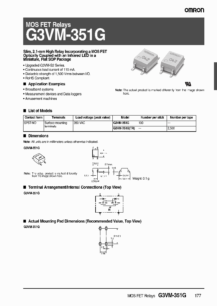 G3VM-351GTR_4742231.PDF Datasheet