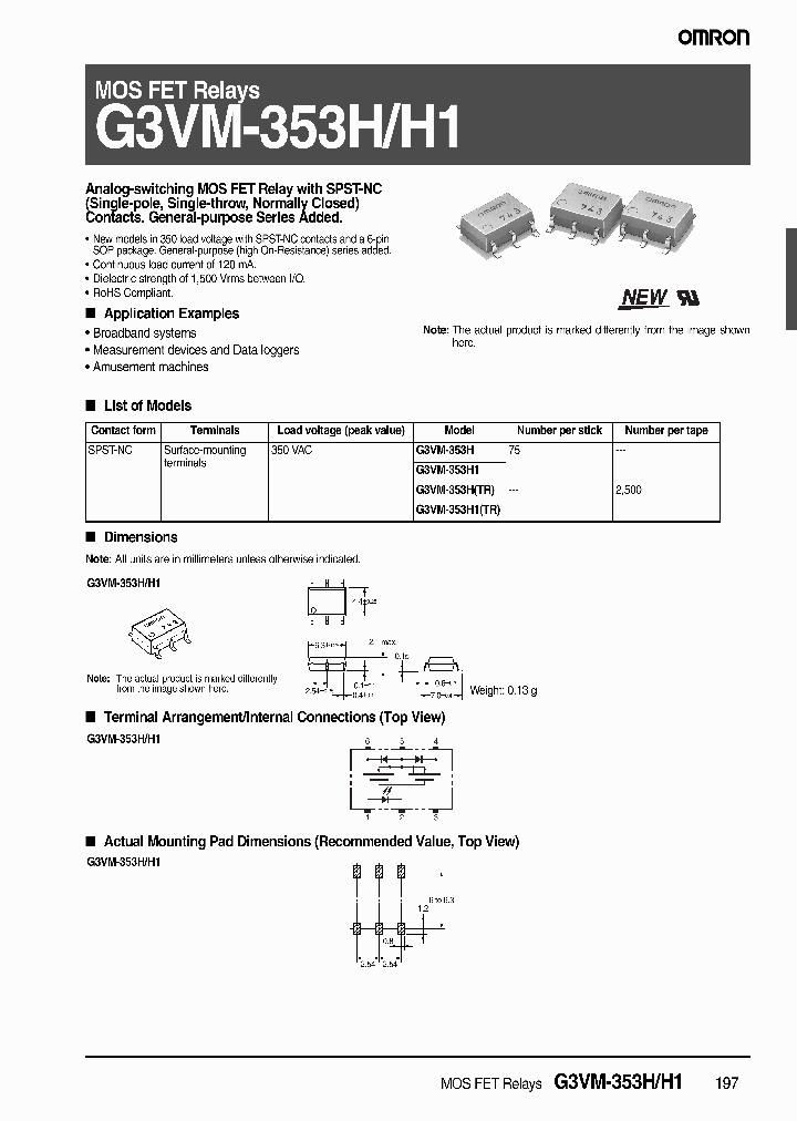 G3VM-353H1TR_4615805.PDF Datasheet