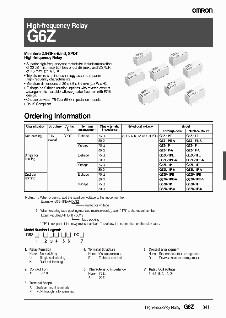 G6Z-1P_4578543.PDF Datasheet