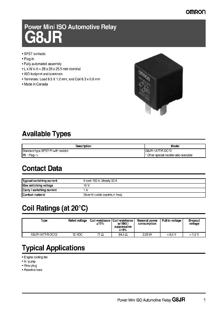 G8JR-1A7T-R-DC12_4629946.PDF Datasheet