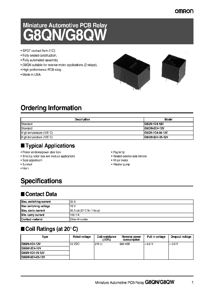 G8QW-2C4-05-12V_4768548.PDF Datasheet