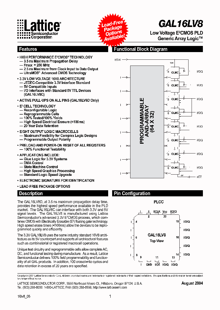 GAL16LV804_4646845.PDF Datasheet