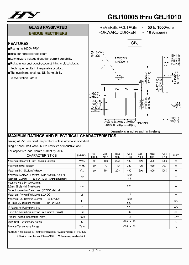 GBJ10005_4446771.PDF Datasheet