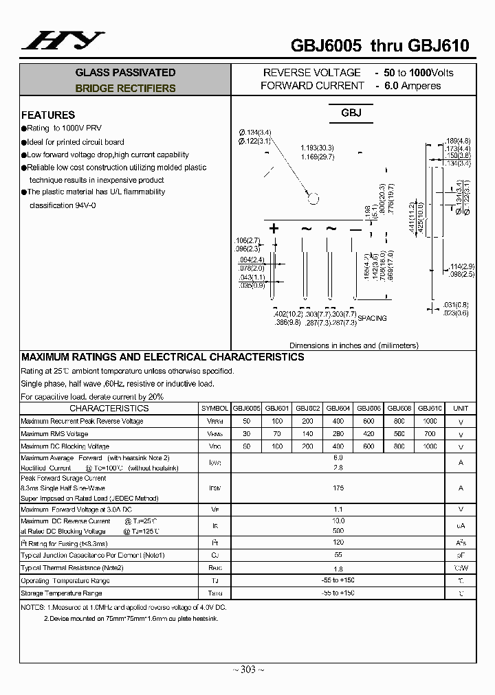 GBJ6005_4647424.PDF Datasheet
