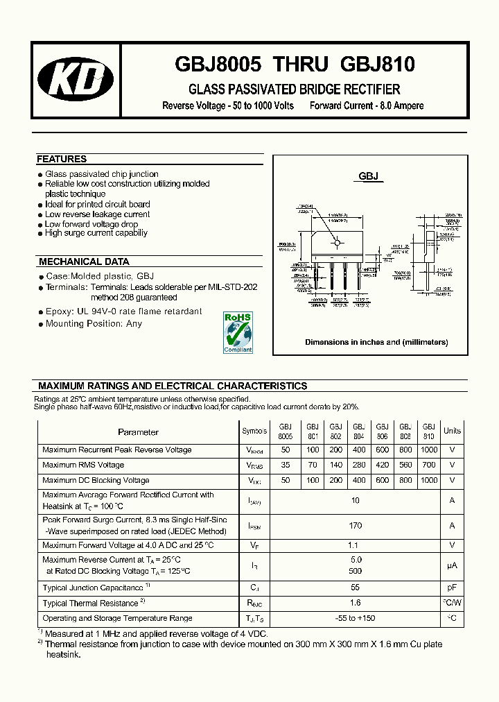 GBJ8005_4611270.PDF Datasheet