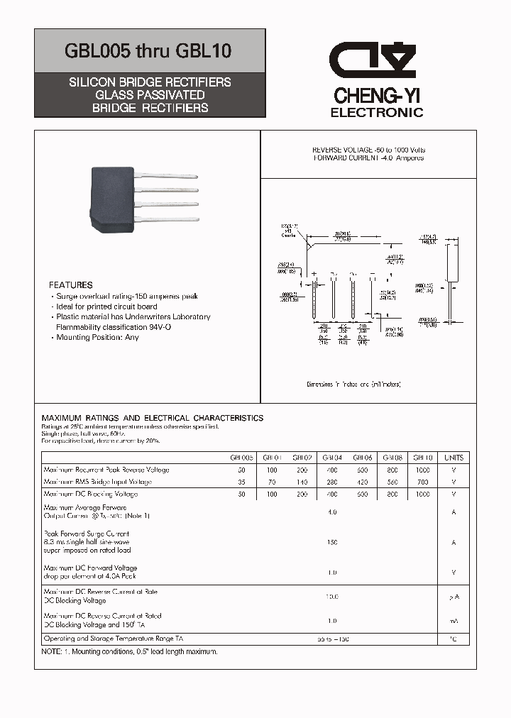 GBL10_4557785.PDF Datasheet