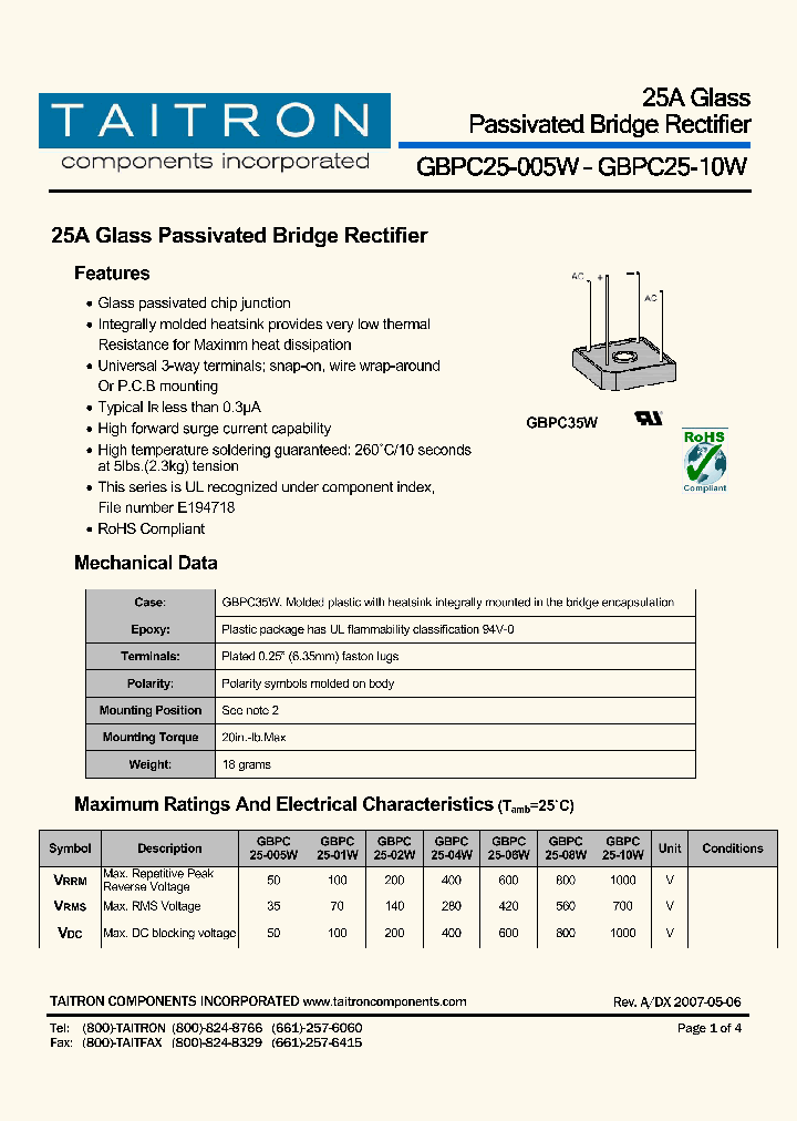 GBPC25-005W_4202756.PDF Datasheet