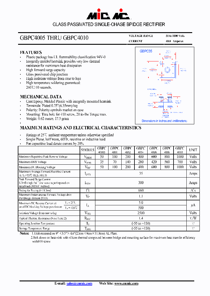 GBPC40005_4822301.PDF Datasheet