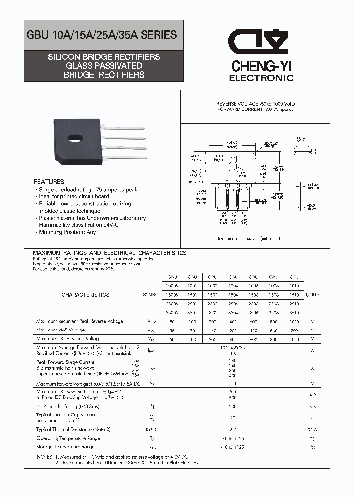 GBU25005_4529417.PDF Datasheet