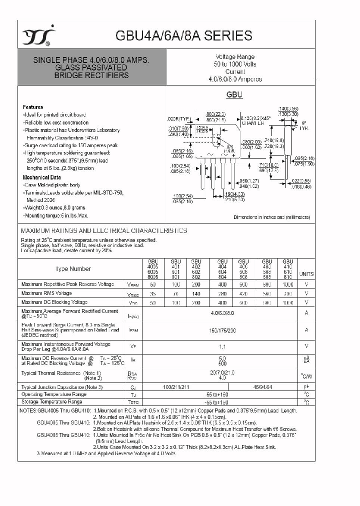 GBU8005_4190687.PDF Datasheet