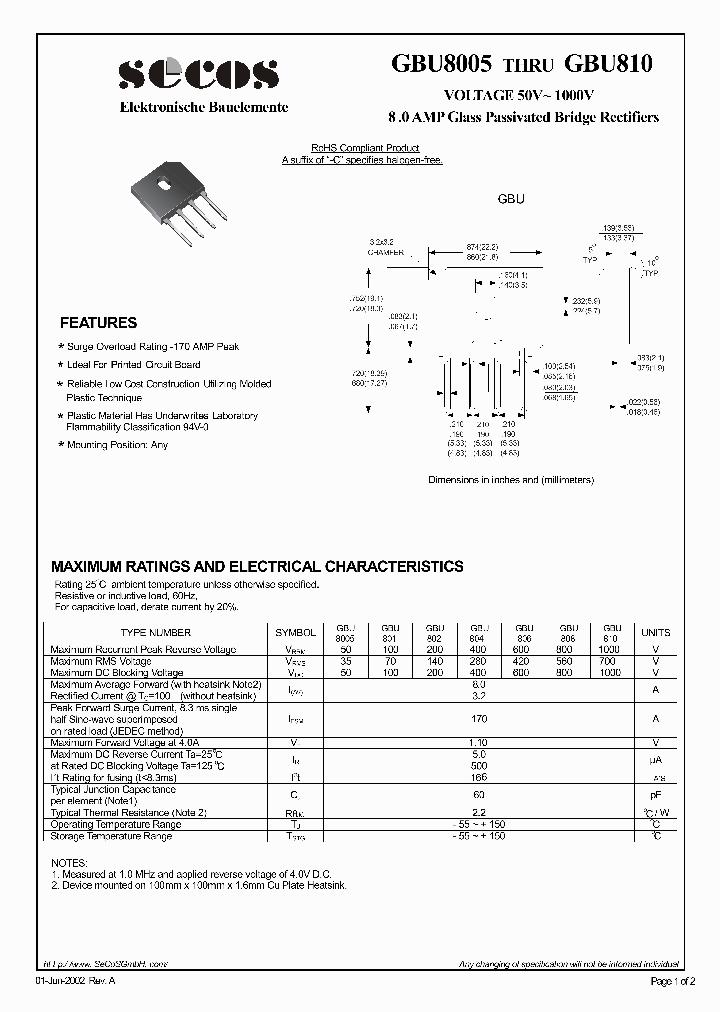 GBU8005_4452855.PDF Datasheet