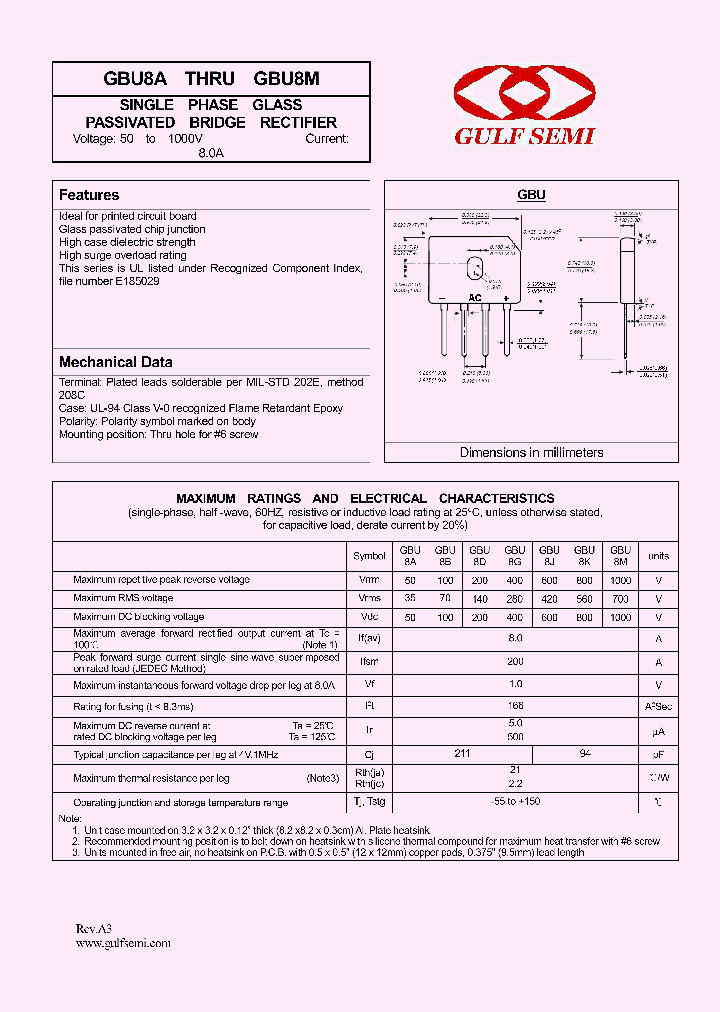 GBU8A_4619092.PDF Datasheet
