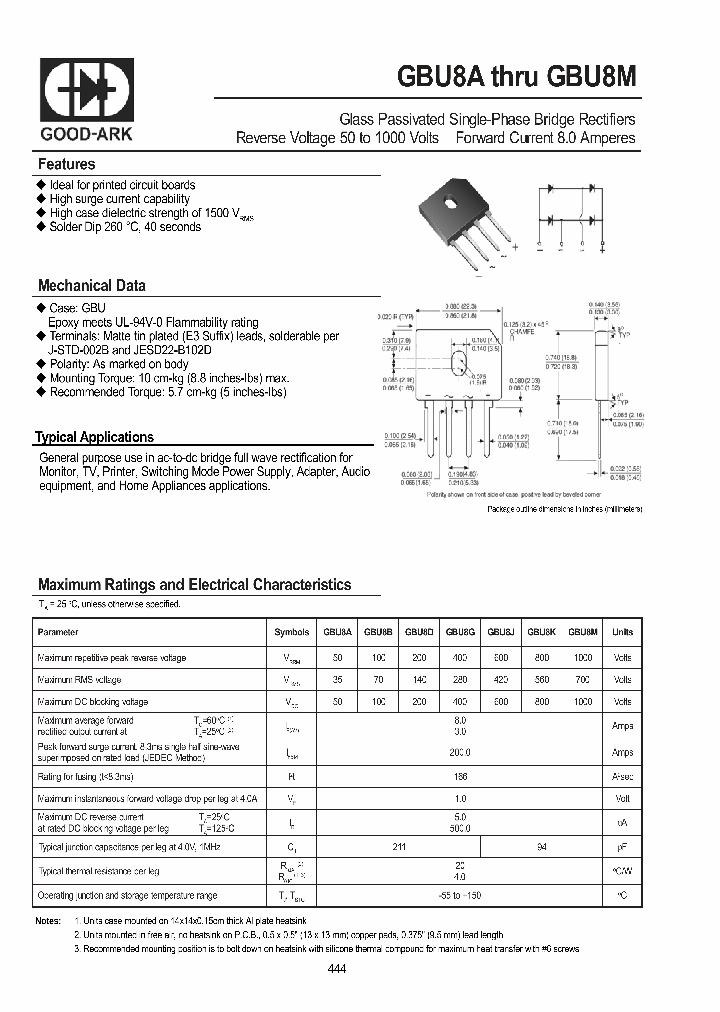 GBU8M_4429146.PDF Datasheet