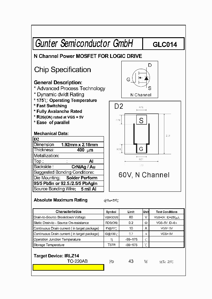 GLC014_4688530.PDF Datasheet