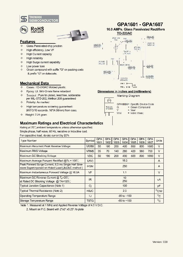 GPA160109_4614584.PDF Datasheet