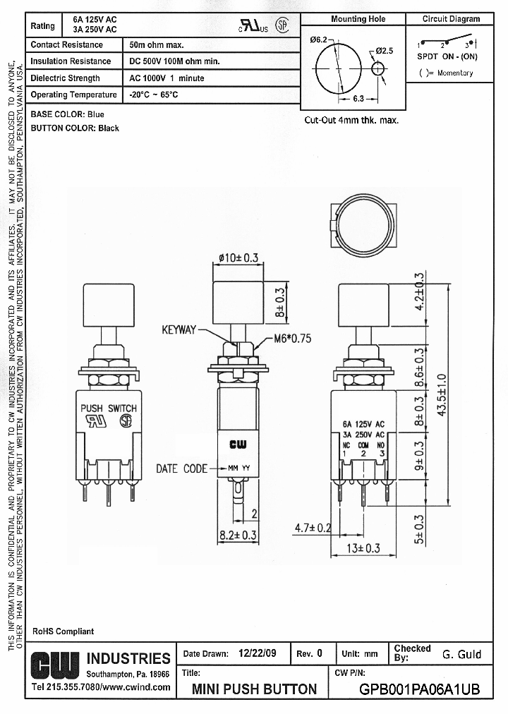 GPB001PA06A1UB_4631269.PDF Datasheet