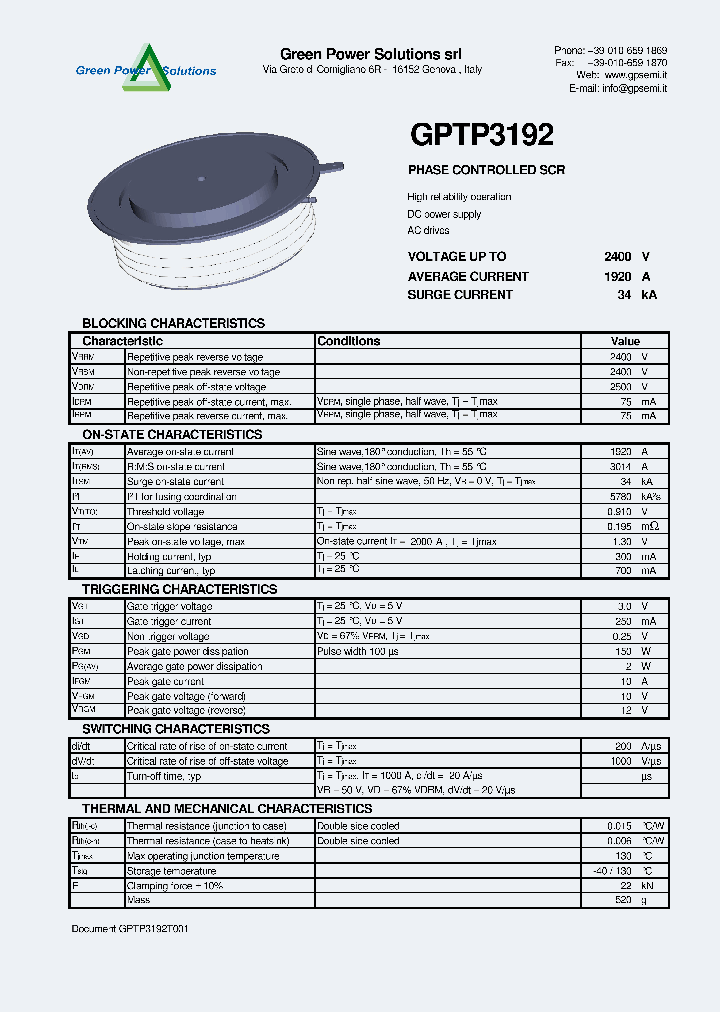GPTP3192_4338875.PDF Datasheet