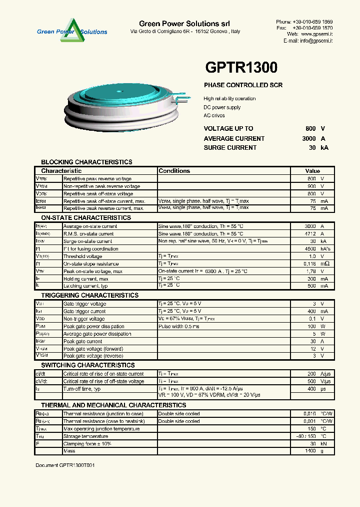 GPTR1300_4372123.PDF Datasheet