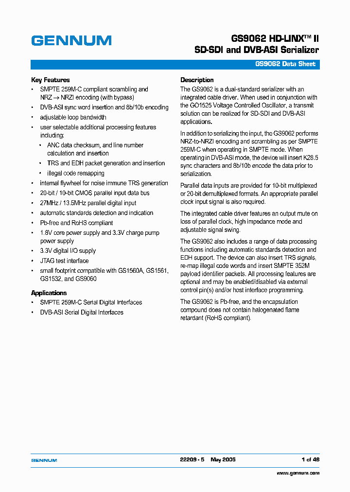 GS9062-CF_4788196.PDF Datasheet