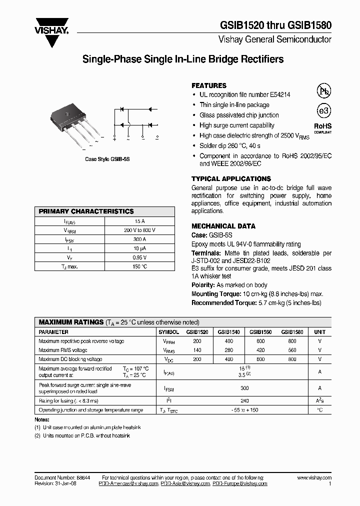 GSIB1540_4255422.PDF Datasheet