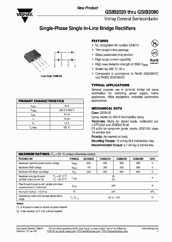 GSIB2060-E345_4260197.PDF Datasheet