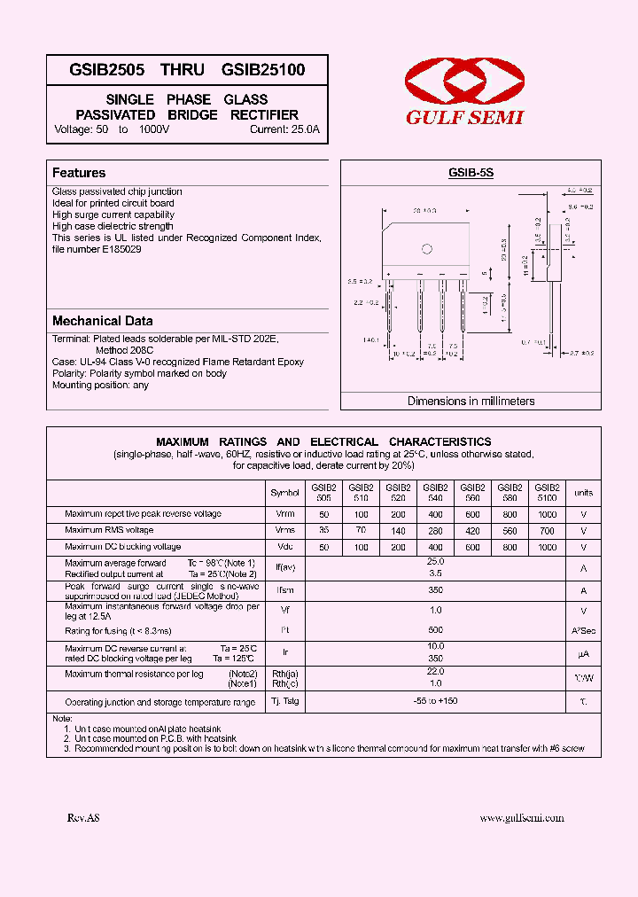 GSIB2510_4619271.PDF Datasheet