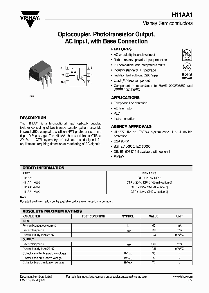 H11AA1-X006_4252881.PDF Datasheet
