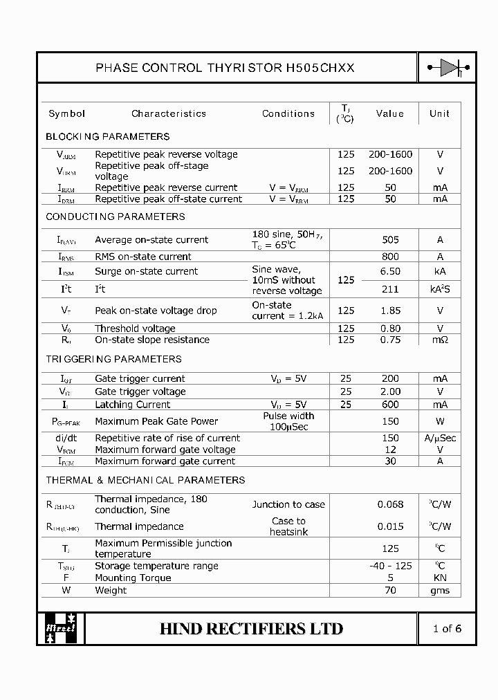 H505CHXX_4427636.PDF Datasheet