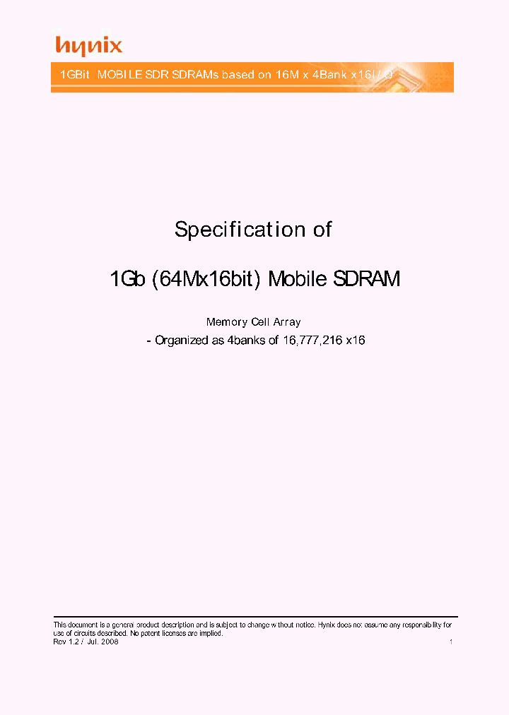 H55S1G62MFP-60_4600671.PDF Datasheet