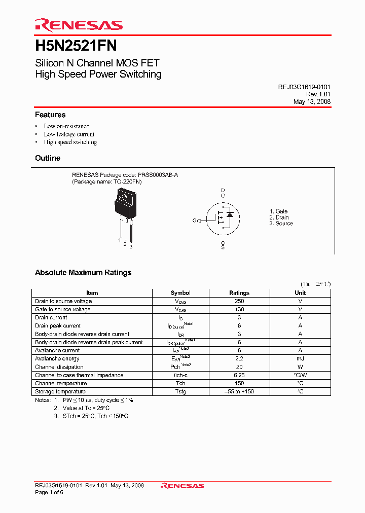 H5N2521FN_4794932.PDF Datasheet