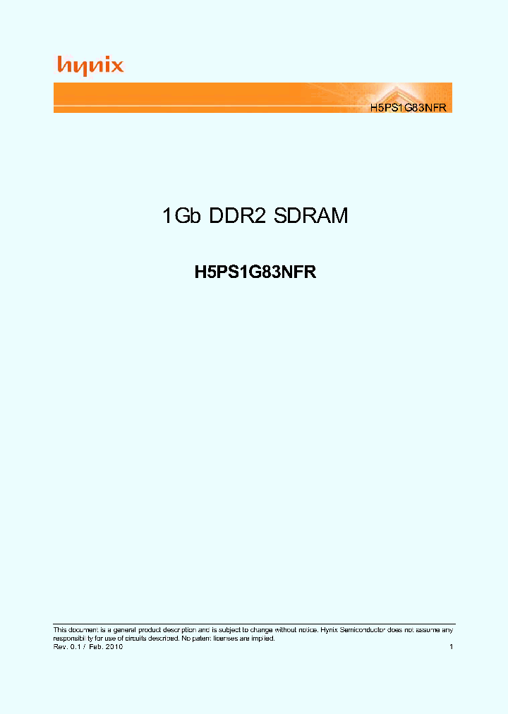 H5PS1G83NFR_4665345.PDF Datasheet