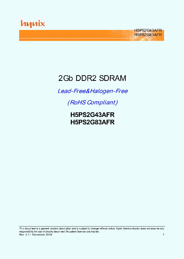H5PS2G43AFR_4858193.PDF Datasheet
