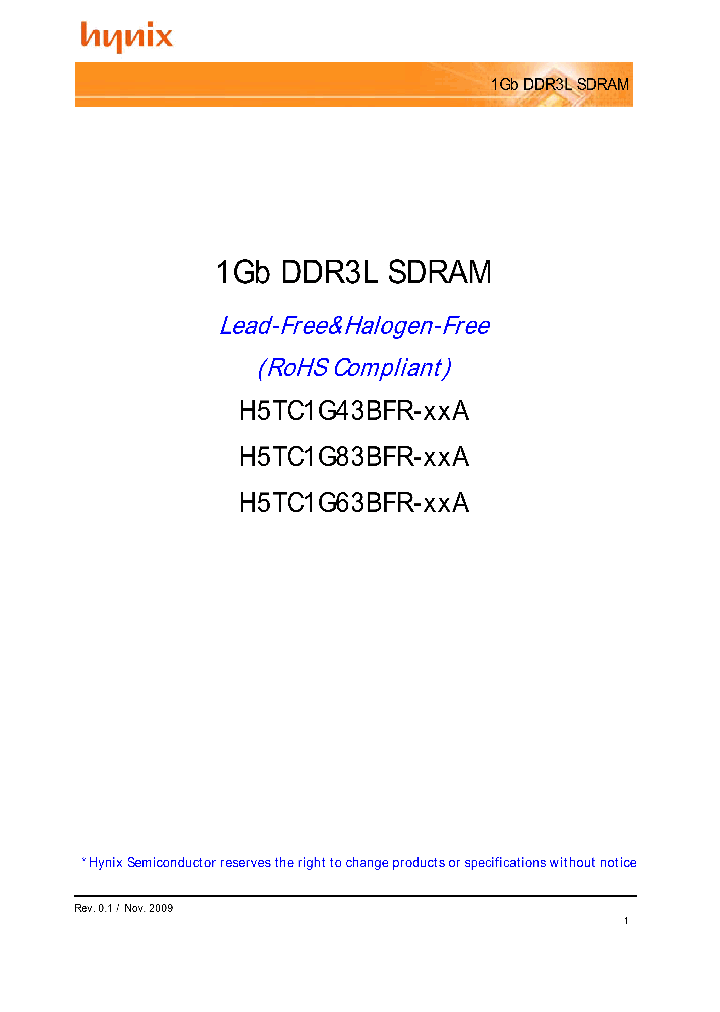H5TC1G63BFR_4625190.PDF Datasheet