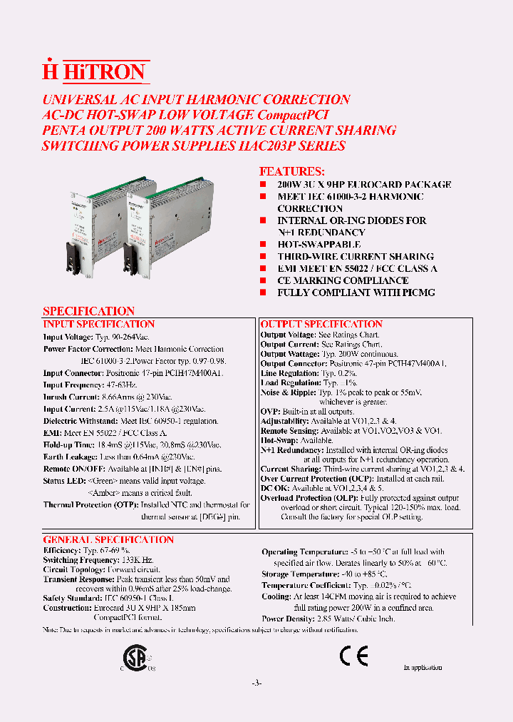 HAC203P-P033BCEI_4667320.PDF Datasheet