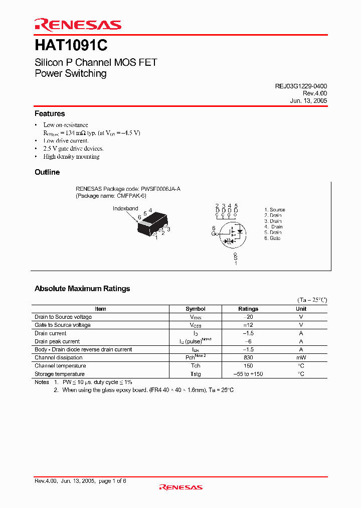 HAT1091C-EL-E_4459601.PDF Datasheet