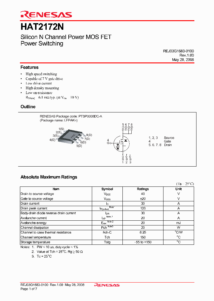 HAT2172N_4282471.PDF Datasheet