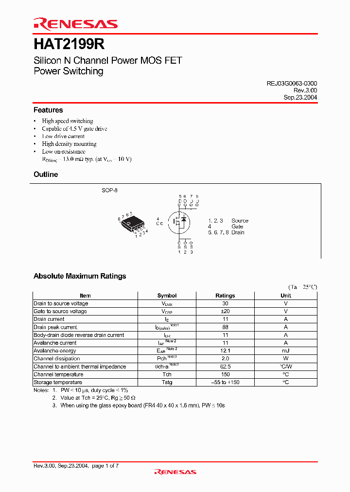 HAT2199R-EL-E_4355966.PDF Datasheet