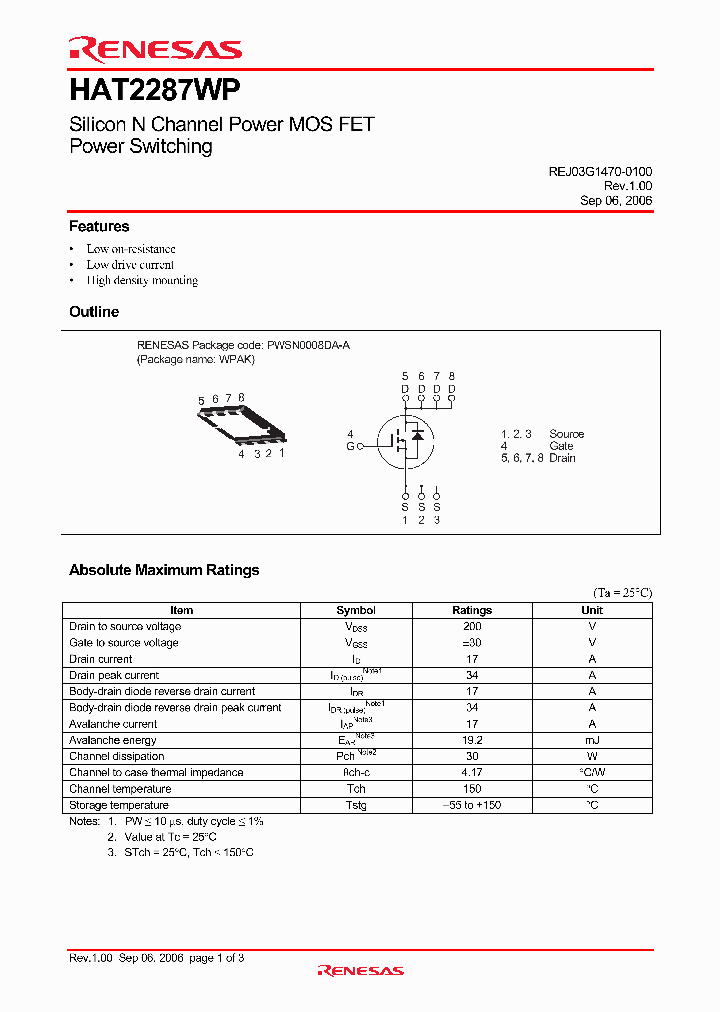HAT2287WP_4357575.PDF Datasheet