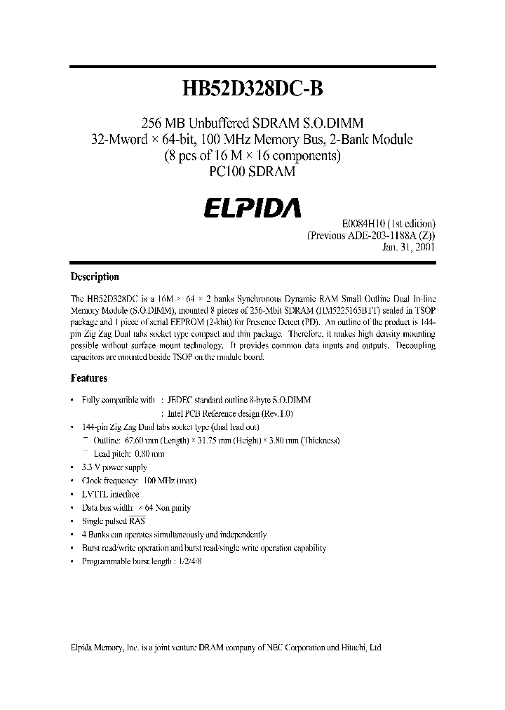 HB52D328DC-A6B_4580267.PDF Datasheet