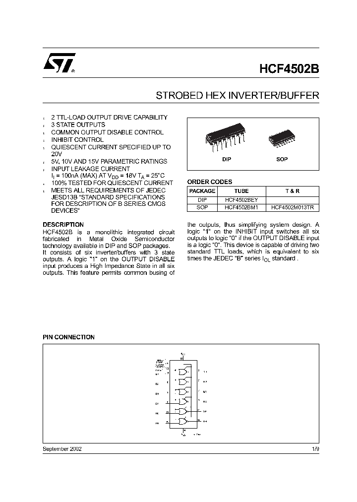 HCF4502M013TR_4239295.PDF Datasheet