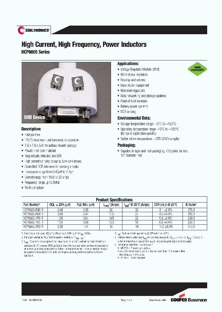 HCP0805-1R0-R_4451047.PDF Datasheet