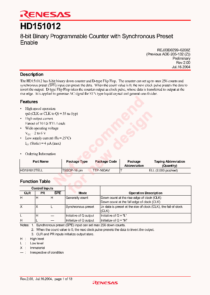 HD151012_4245902.PDF Datasheet
