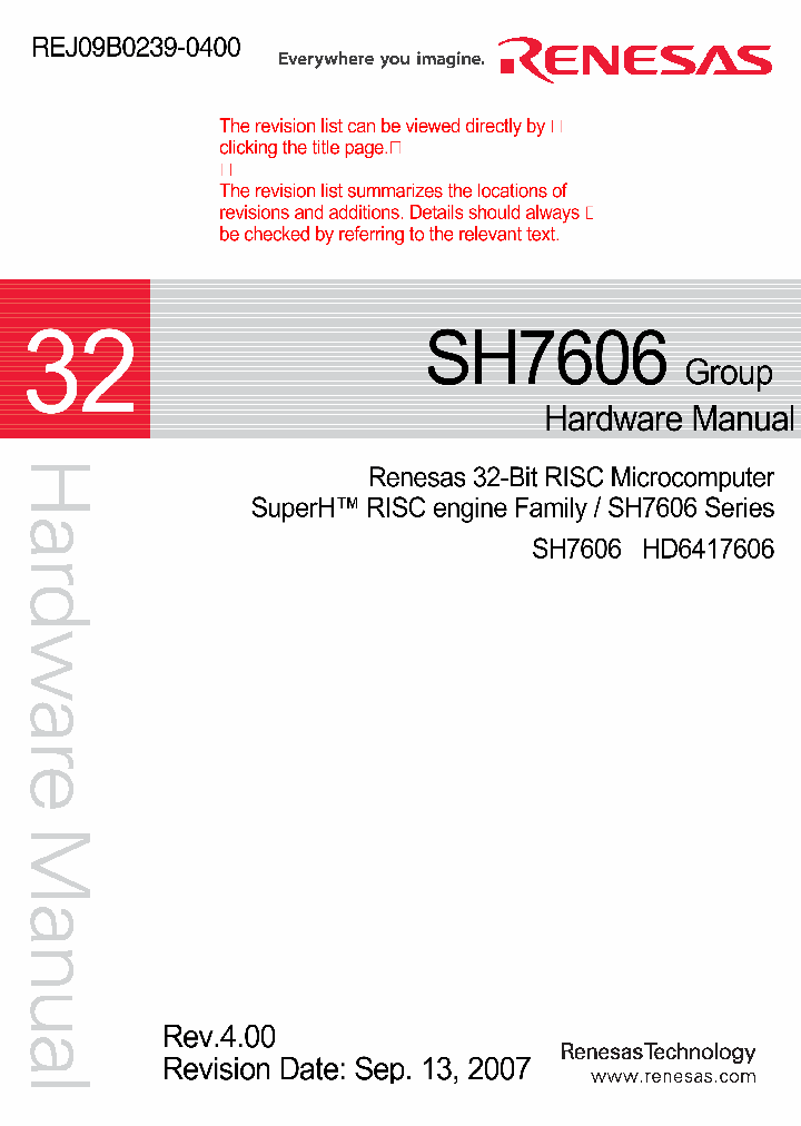 HD6417606_4269765.PDF Datasheet