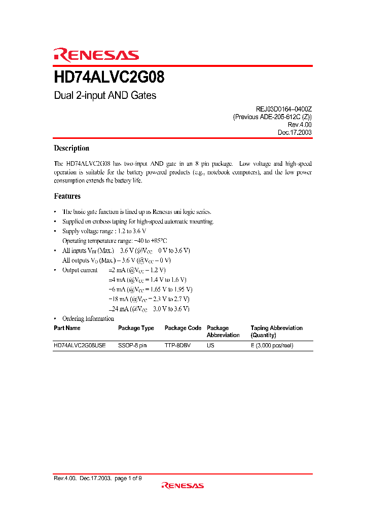 HD74ALVC2G08_4491950.PDF Datasheet