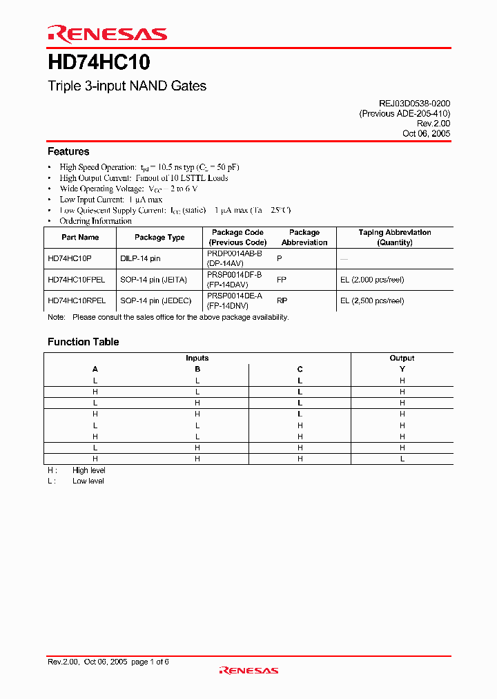 HD74HC10FPEL_4297877.PDF Datasheet