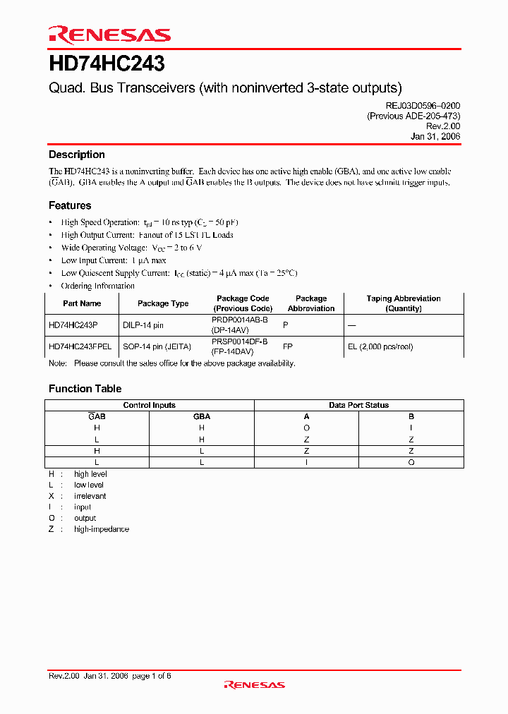 HD74HC243FPEL_4327344.PDF Datasheet