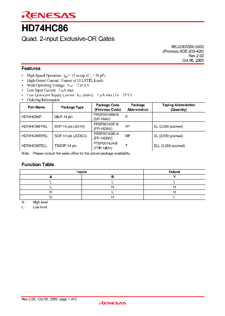 HD74HC86FPEL_4297824.PDF Datasheet