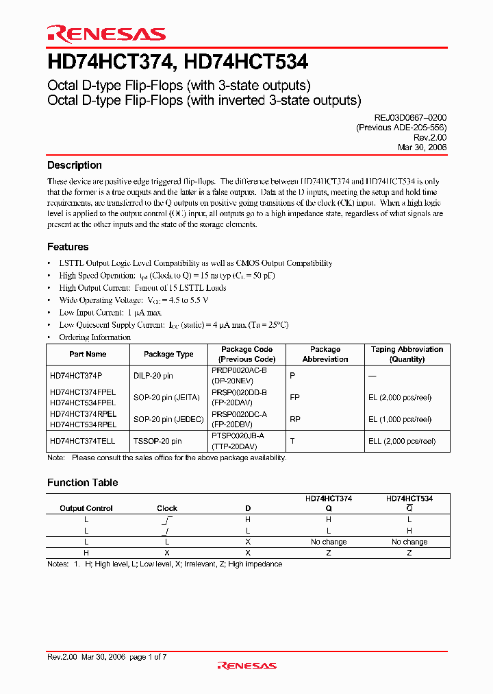 HD74HCT374FPEL_4491898.PDF Datasheet
